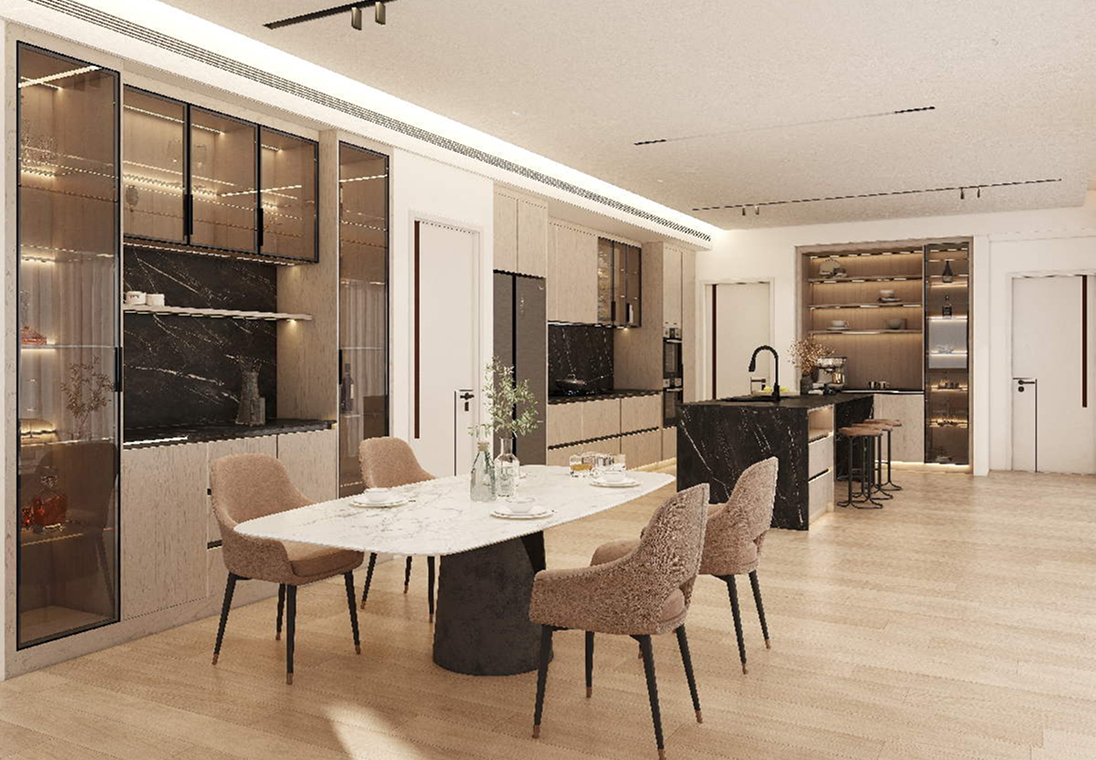 Sophisticated Kitchen Design in New York | Glamour Designs